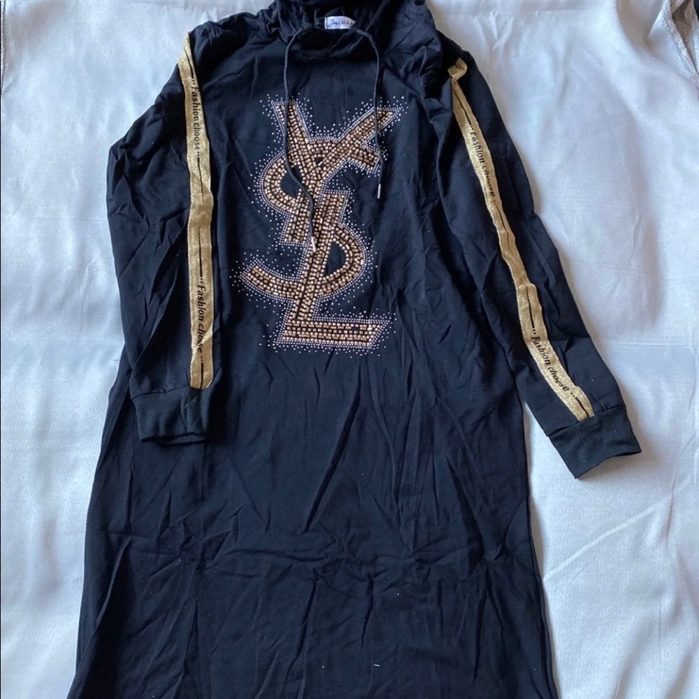 Black Hoodie Dress